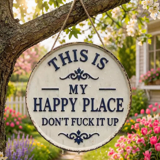 YardSign Vintage Garden Sign