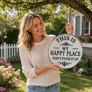 YardSign Vintage Garden Sign