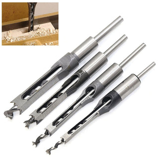 WoodDrill Square-Hole Wood Drill Set